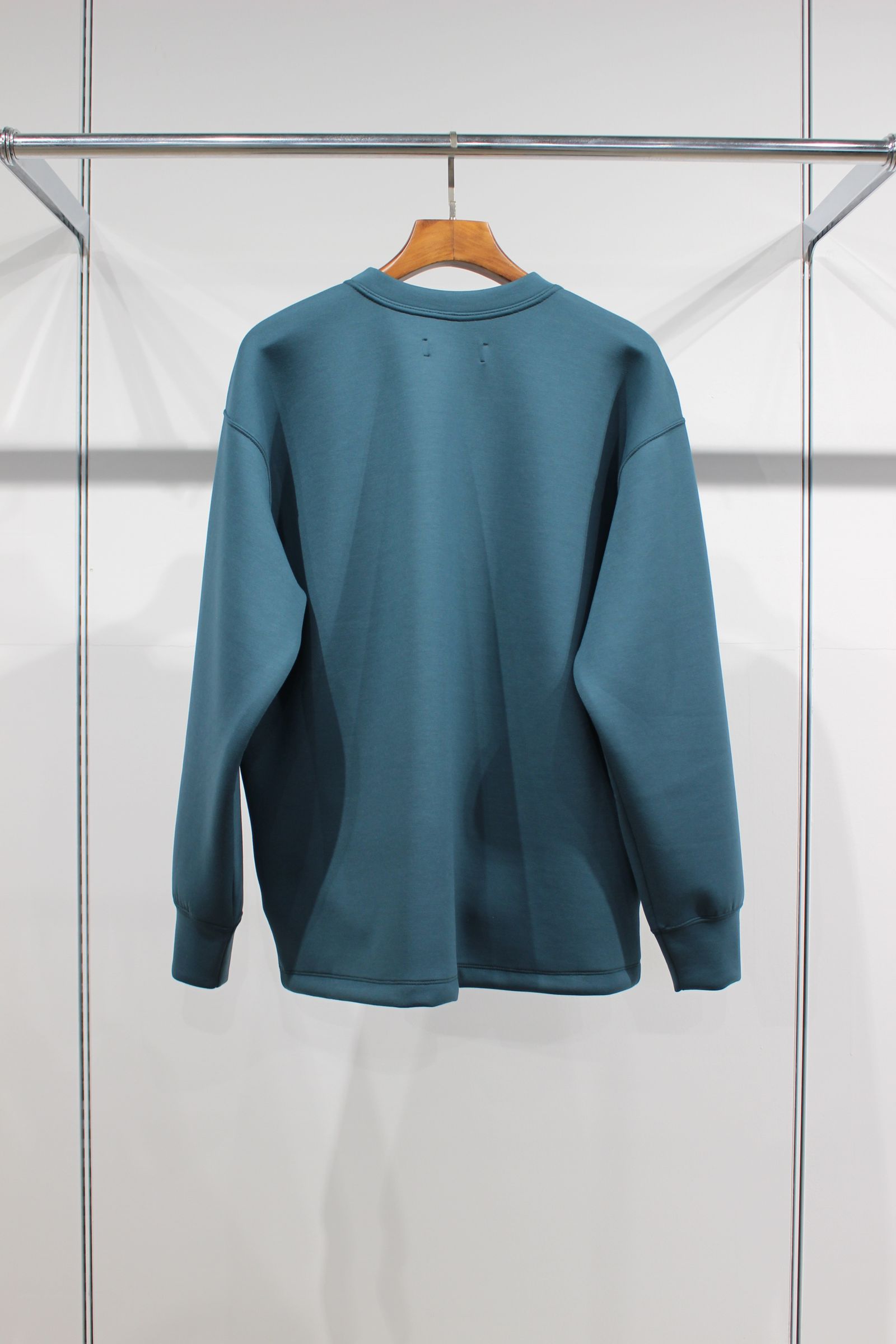 VICTOR CREW SWEAT/TEAL GREEN