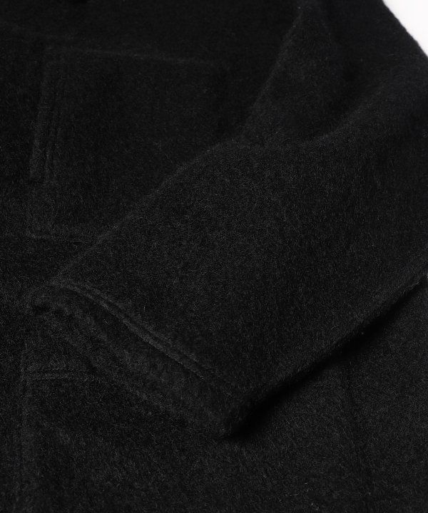 MOHAIR SHIRT JACKET/シャツジャケット/ブラック