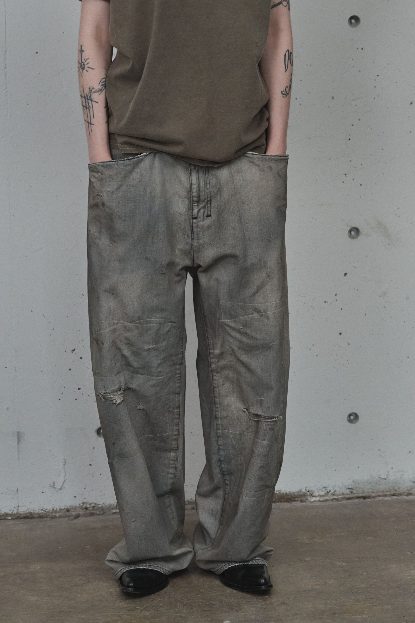 #06 10oz AGING type-A | BLACK | デニムパンツ