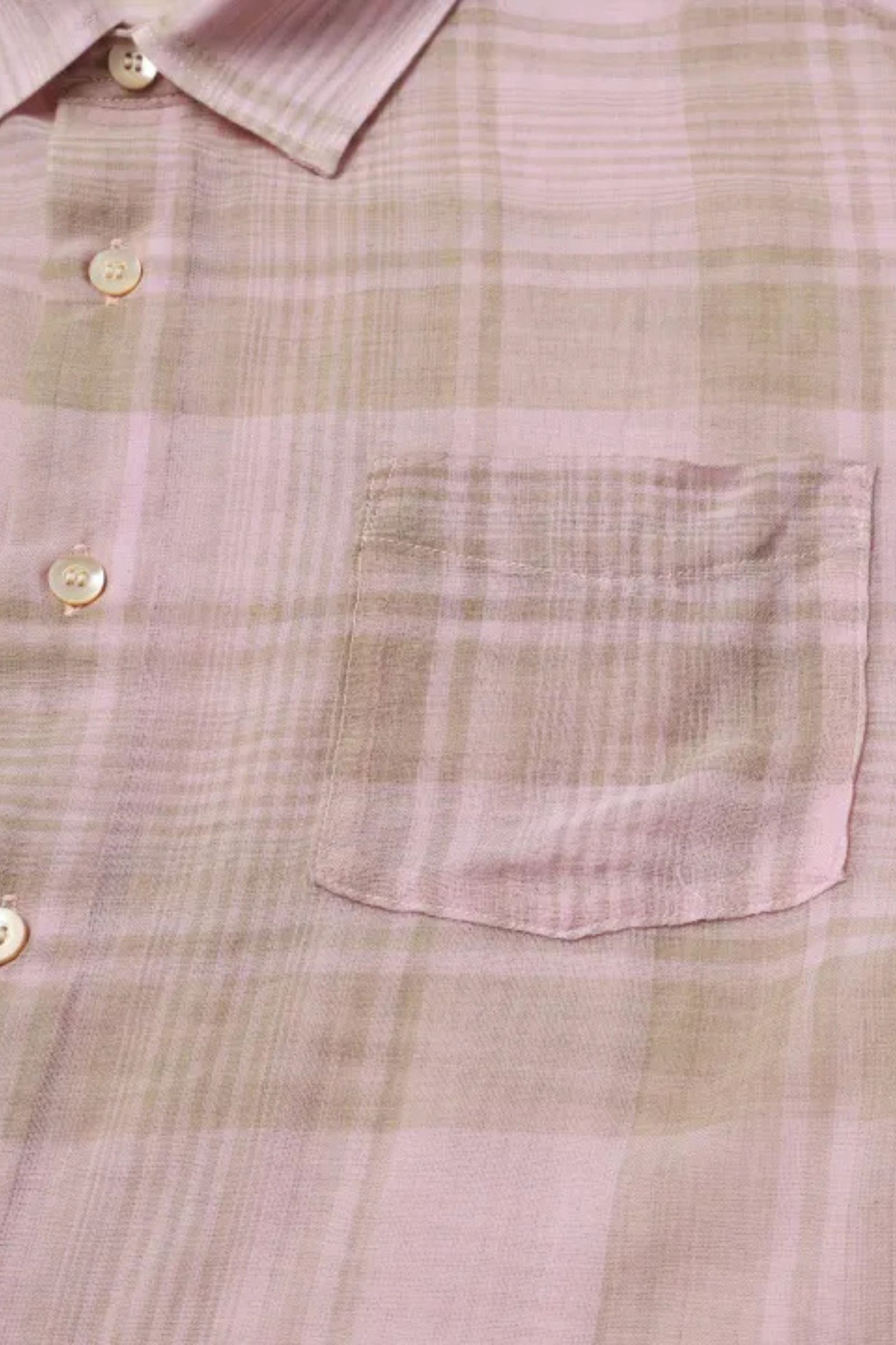 [ラスト1点] CHECK SHIRT | LIGHT PINK | シャツ