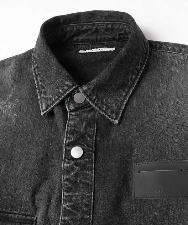 DAMAGE OVER DENIM SHIRT/BLACK