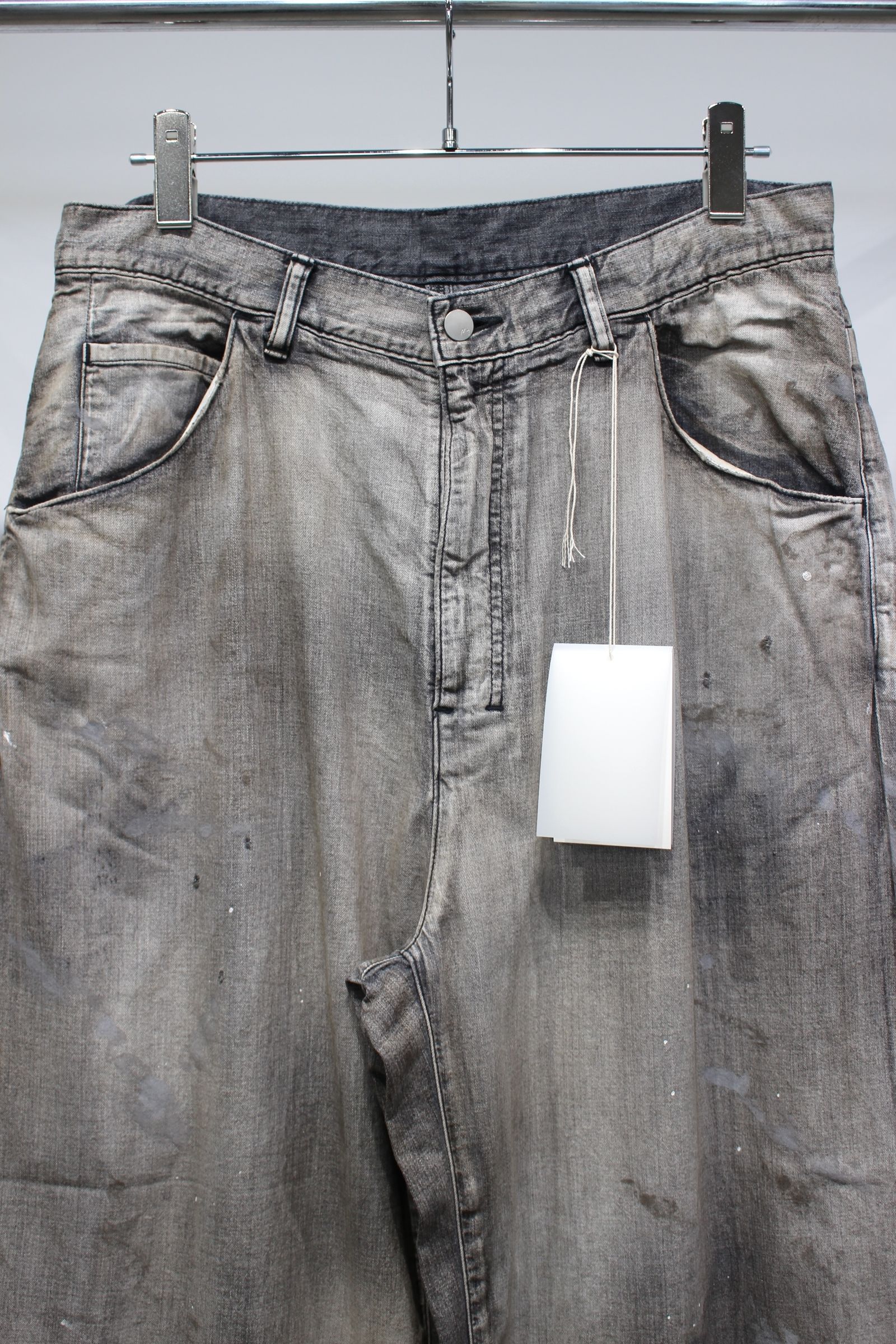 LIGHT OZ WIDE STRAIGHT DENIM PANTS | BLACK | デニム