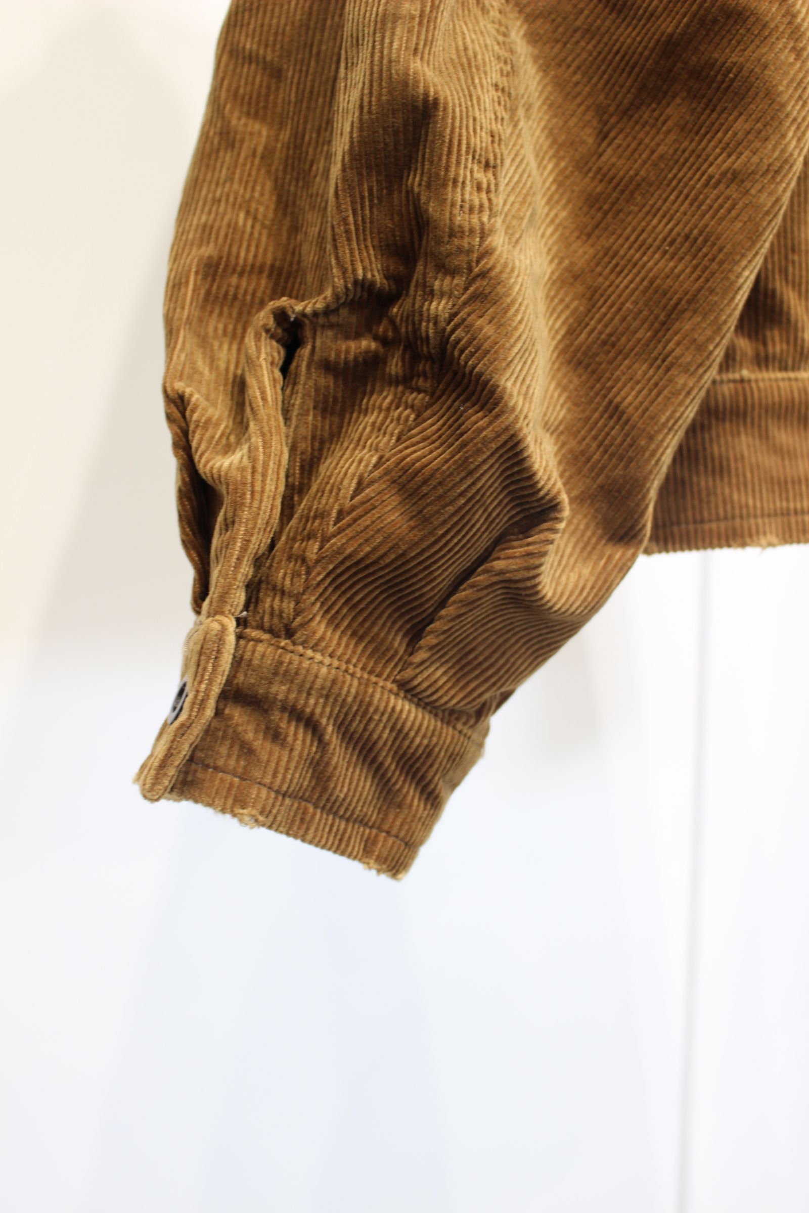 [ラスト1点] CORDUROY ZIPUP JACKET | CAMEL | コーデュロイジャケット