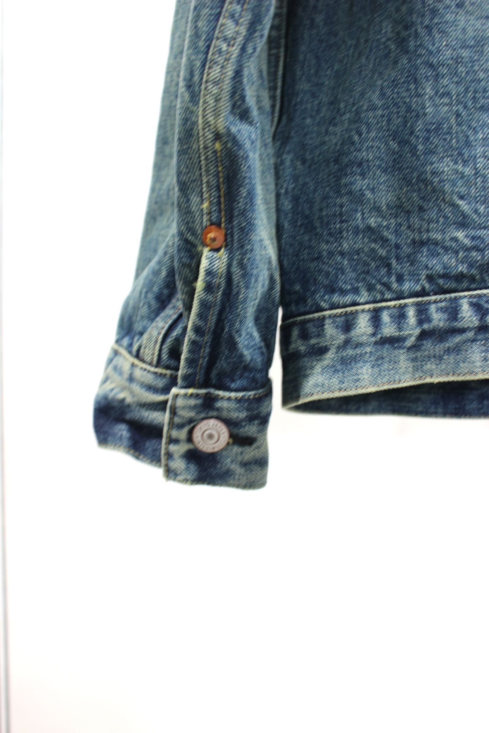 HYPER BIG,VINTAGE WASHED "1ST" KIBATA SHUTTLE DENIM JACKET/CLASSIC