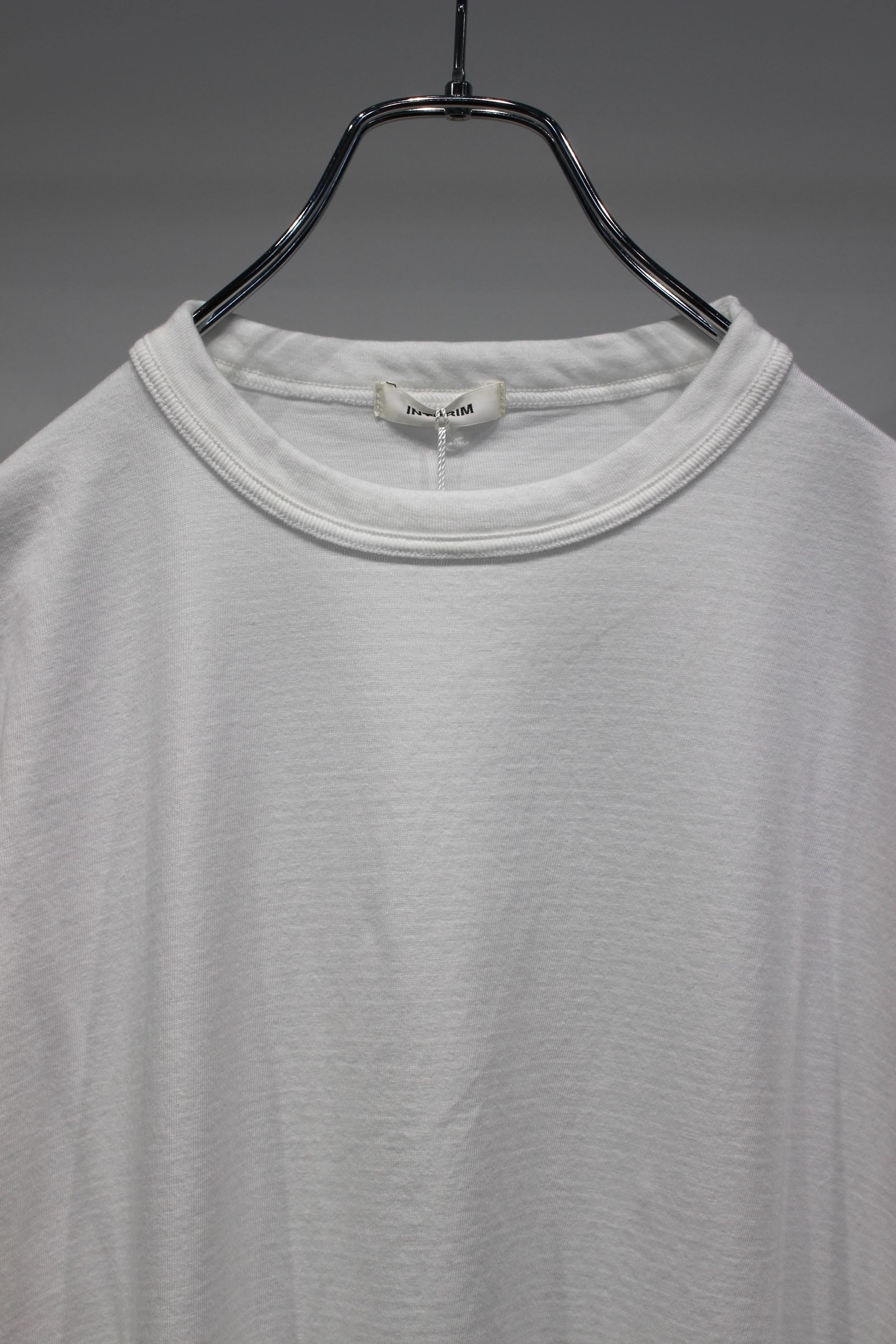 SEA ISLAND TOMPKINS LOOP JERSEY HYPER BIG BINDER NECK TUBE TEE | WHITE | カットソー
