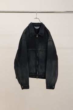 [ラスト1点] DENIM ZIPUP JACKET | BLACK | デニムジャケット