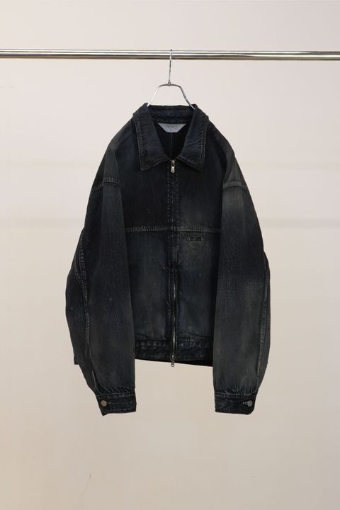 [ラスト1点] DENIM ZIPUP JACKET | BLACK | デニムジャケット