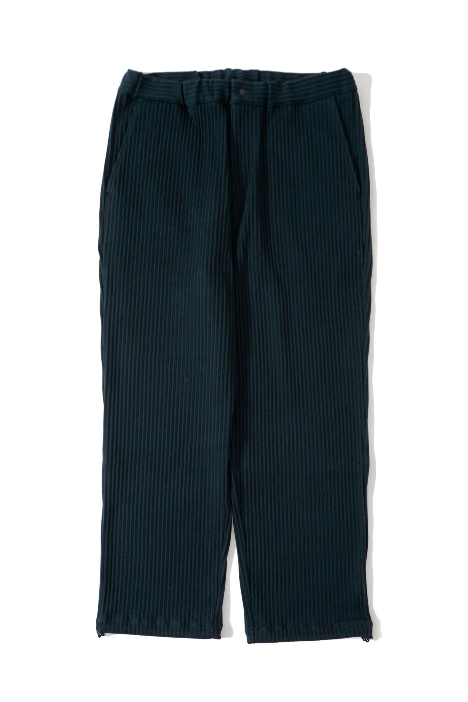 ACCORDION RIB EASY PANTS/リブイージーパンツ