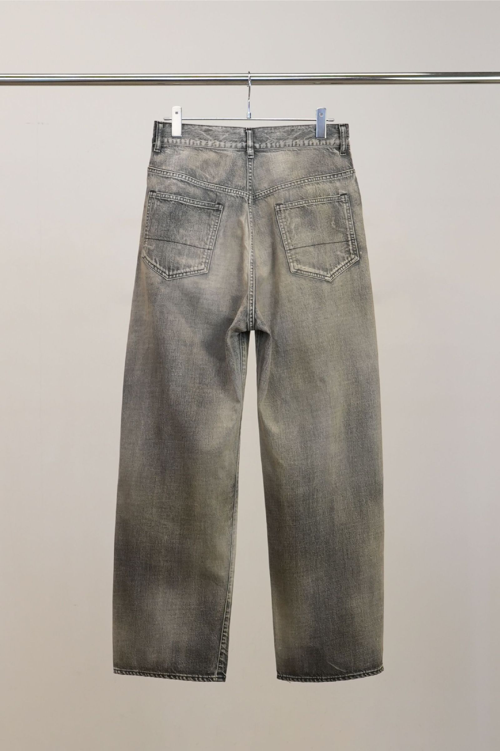 #01 MIDTAPERED 5P DENIM PANTS | BLACK | デニムパンツ