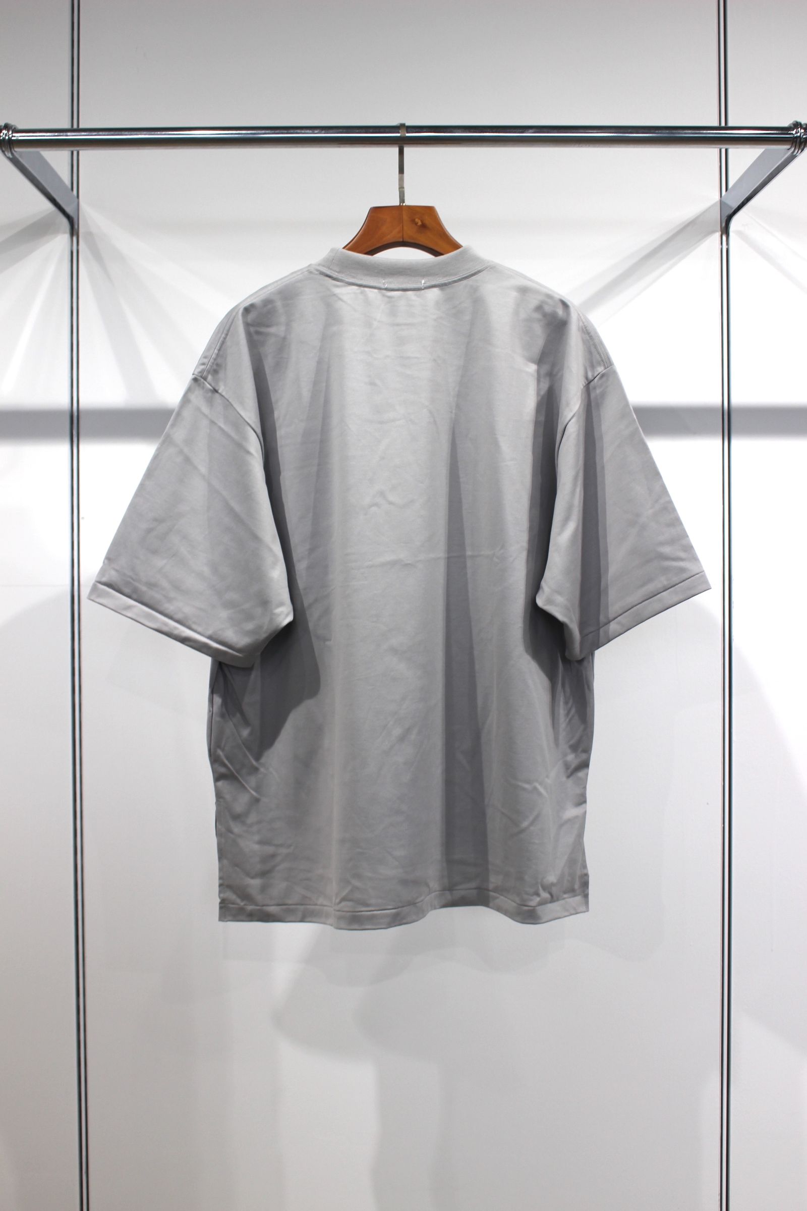 LONG STAPLE AUSTRALIAN COTTON HYPER BIG T-SHIRT/B.GRAY