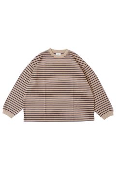 BORDER WIDE L/S TEE/カットソー