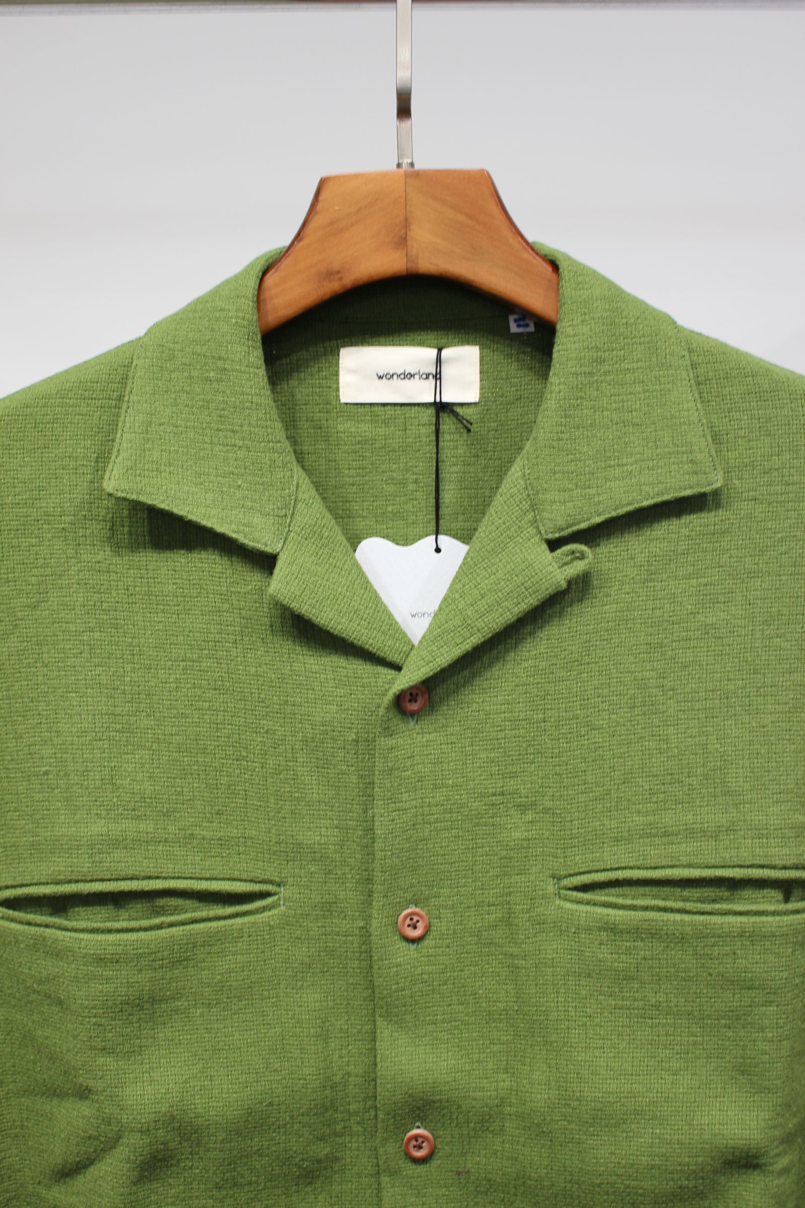 Linen Panama Shirts | GREEN | シャツ