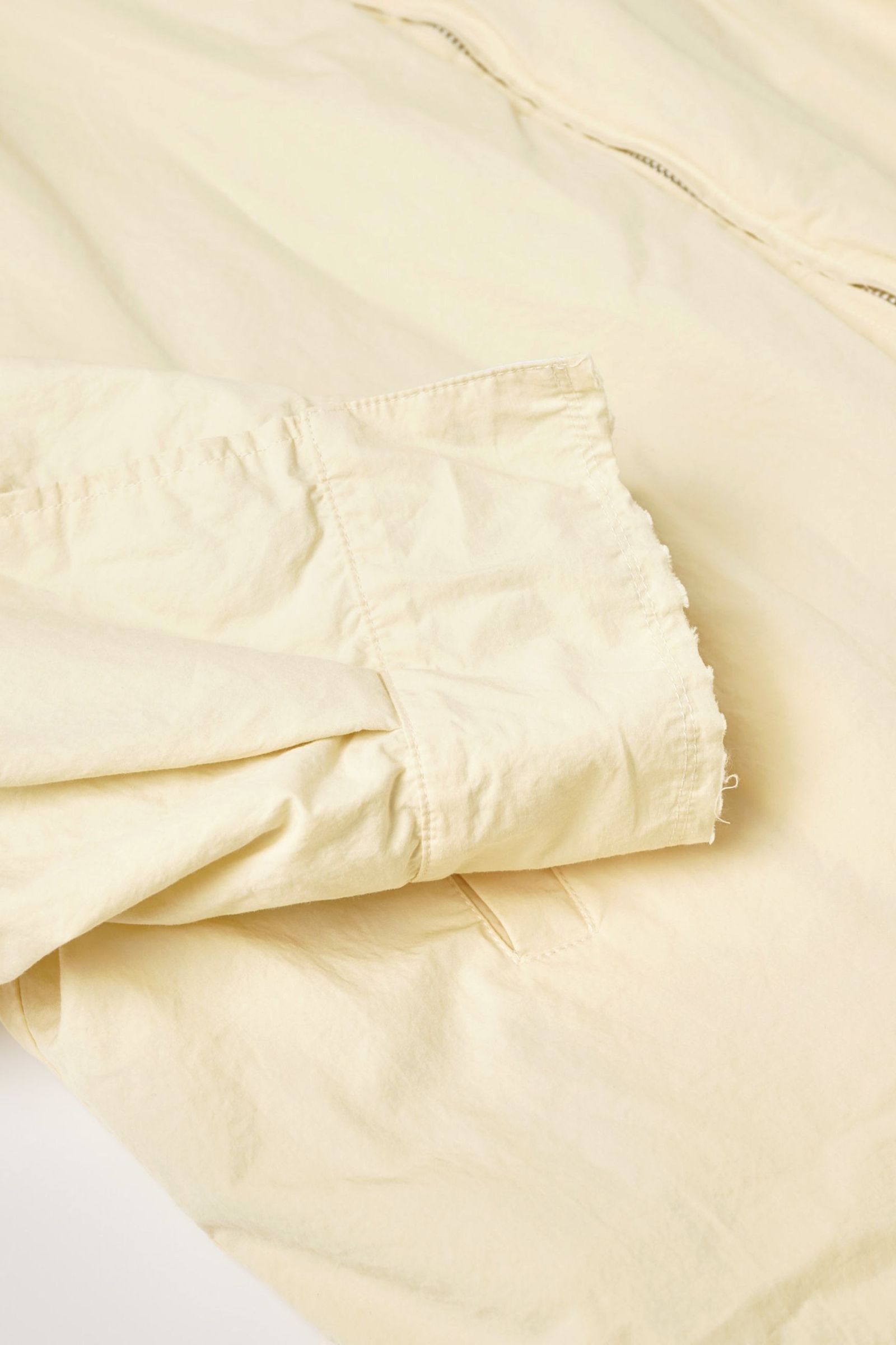 REVERSIBLE HARRINGTON JACKET : IRREGULAR INSIDE OUT | OFF - YELLOW | リバーシブルブルゾン