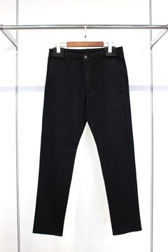 DENIM SLIM FIT TROUSERS -overdyed- | BLACK | デニム
