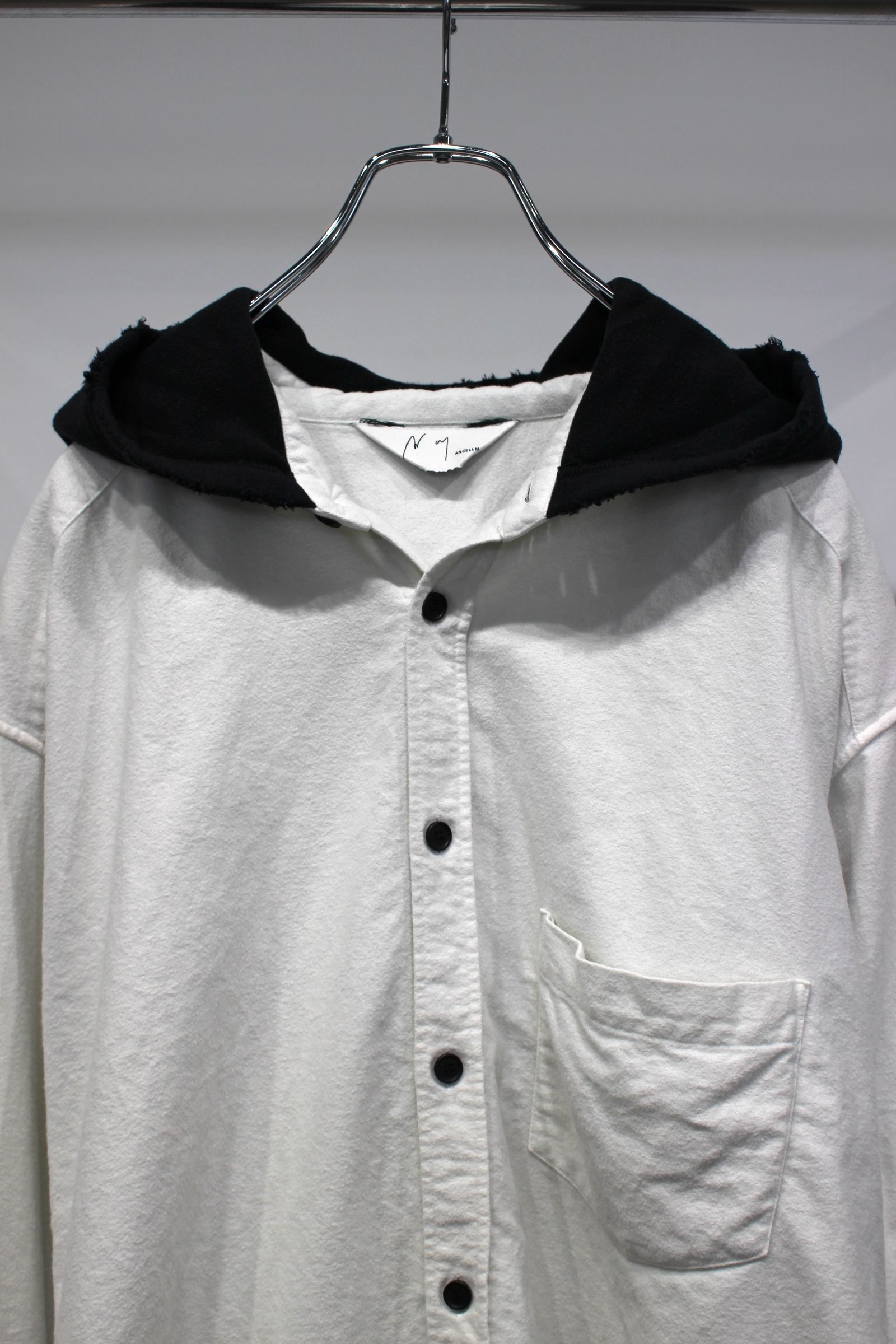 ANCELLM - HOODIE SHIRT | OFF WHITE | シャツ | NapsNote