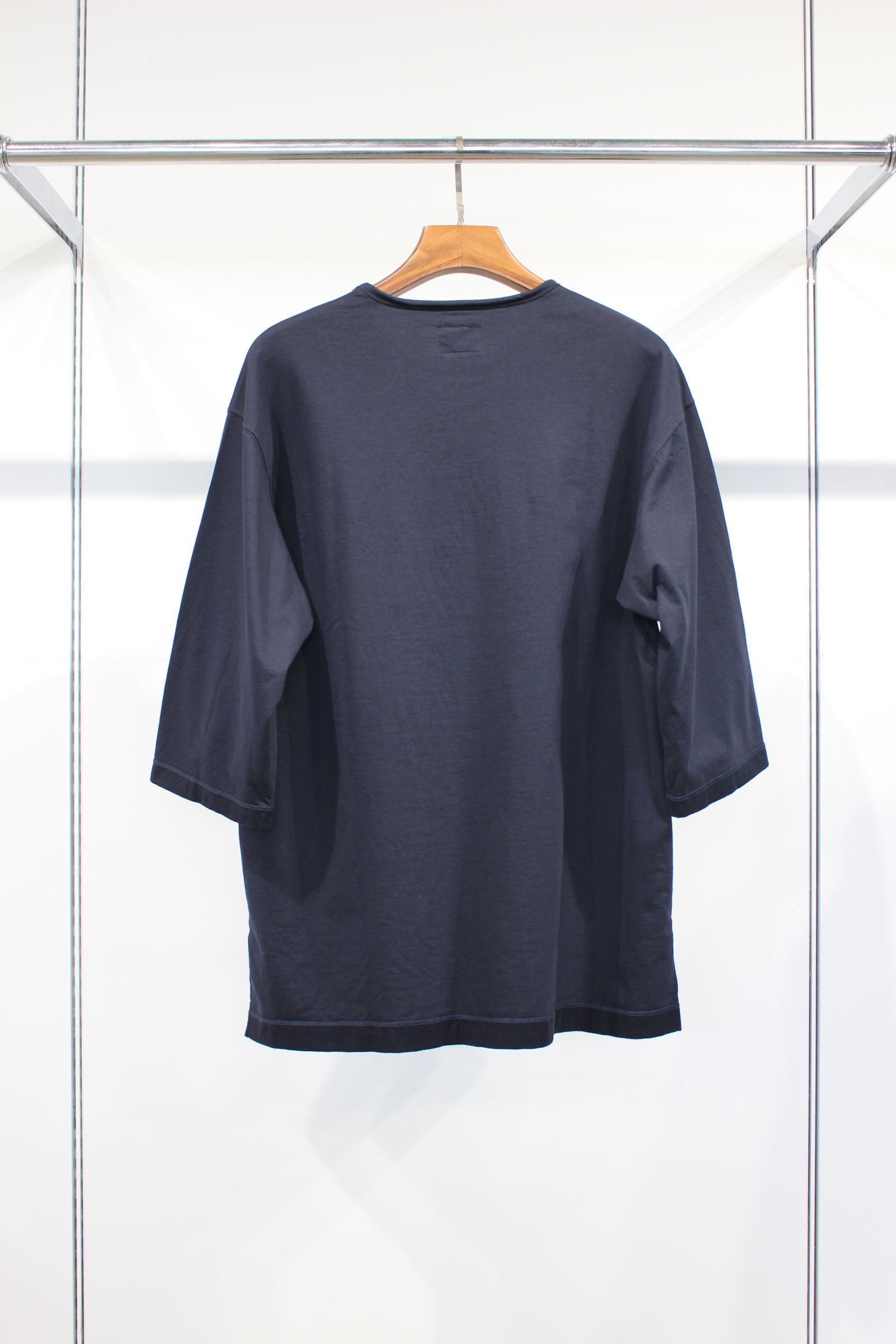 COMPACT FRENCH TERRY Q/S TEE | NAVY | カットソー
