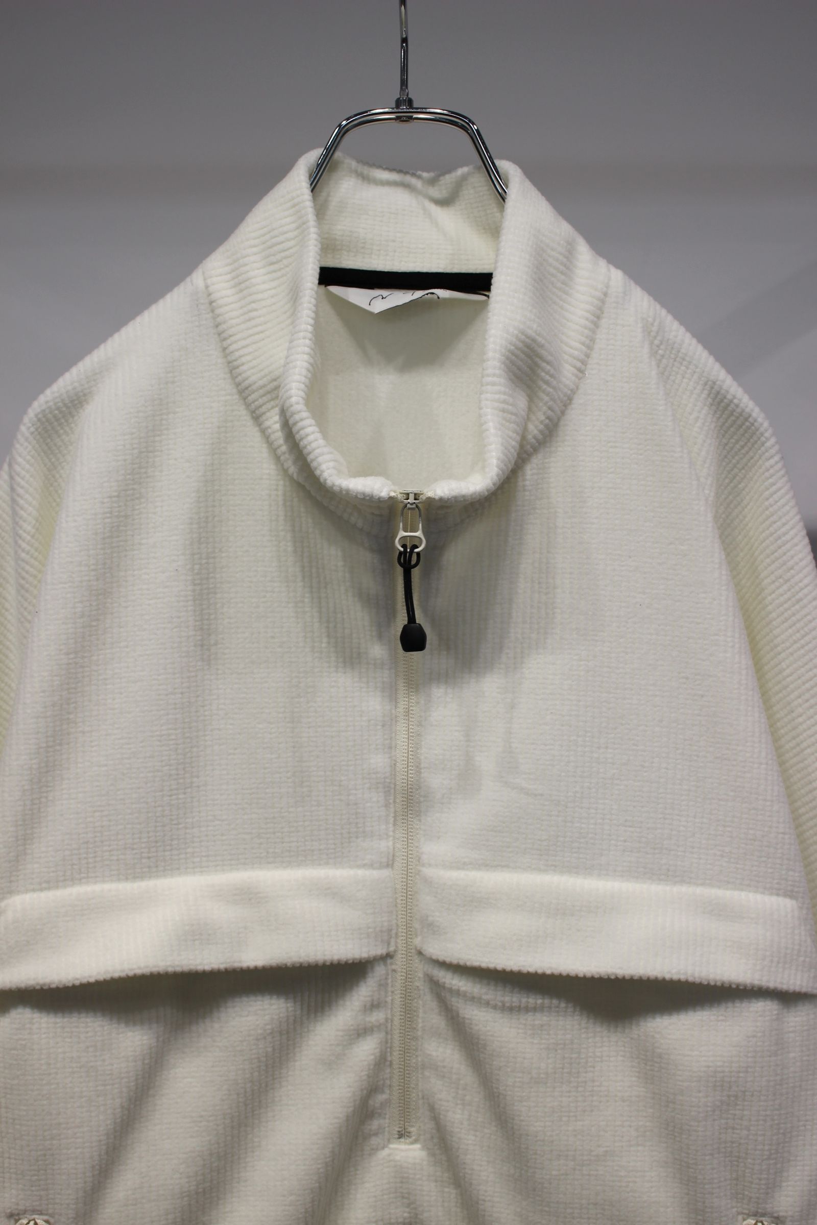 KIMONO ZIP FLEECE | WHITE | フリース