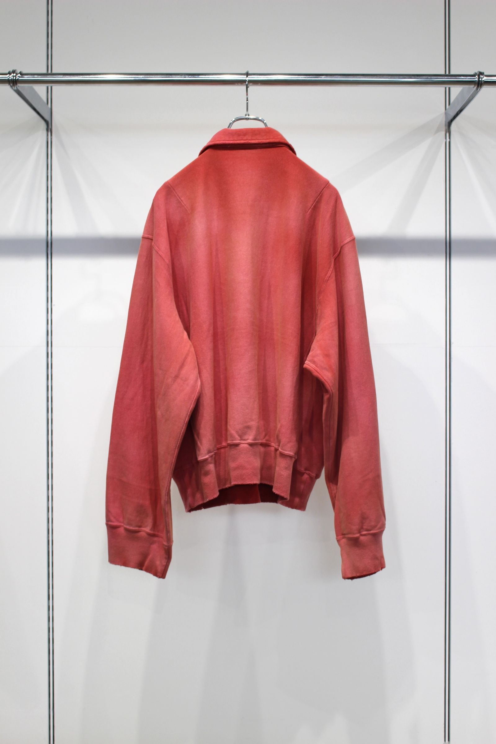 FLEECE-LINED SWEAT PULLOVER | RED | スウェット