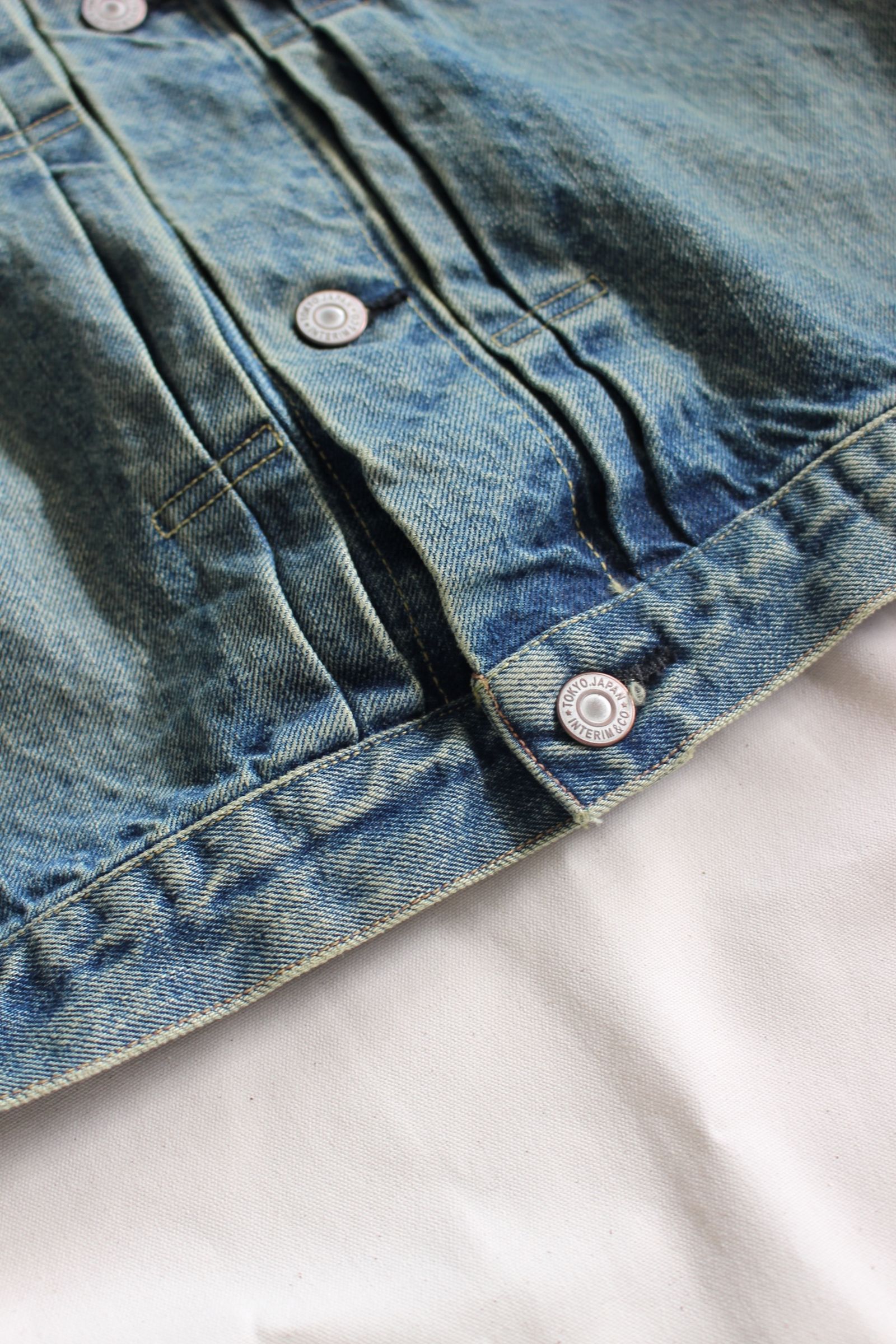 [ラスト1点] VINTAGE WASHED "1ST" KIBATA SHUTTLE DENIM JACKET | CLASSIC | デニムジャケット