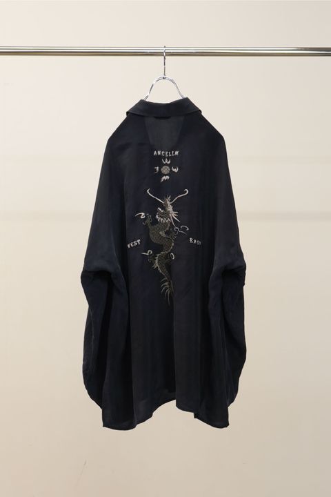 EMBROIDERED SOUVENIR SHIRT | NAVY | 刺繍シャツ