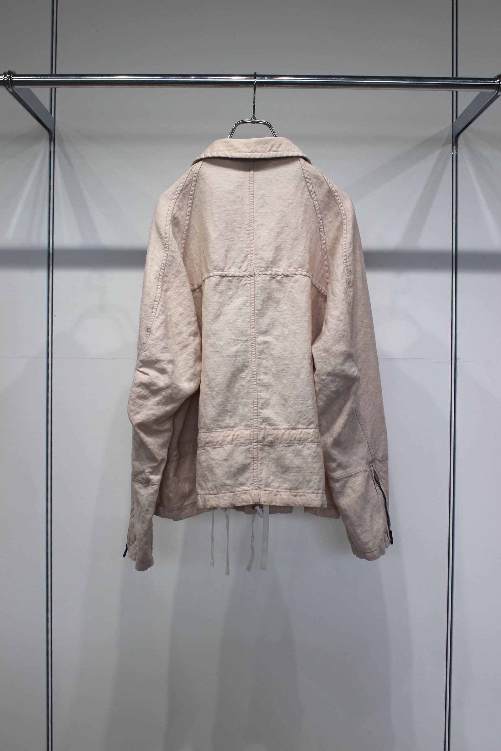 ANCELLM - W/L ZIP JACKET | PINKBEIGE | ジップジャケット