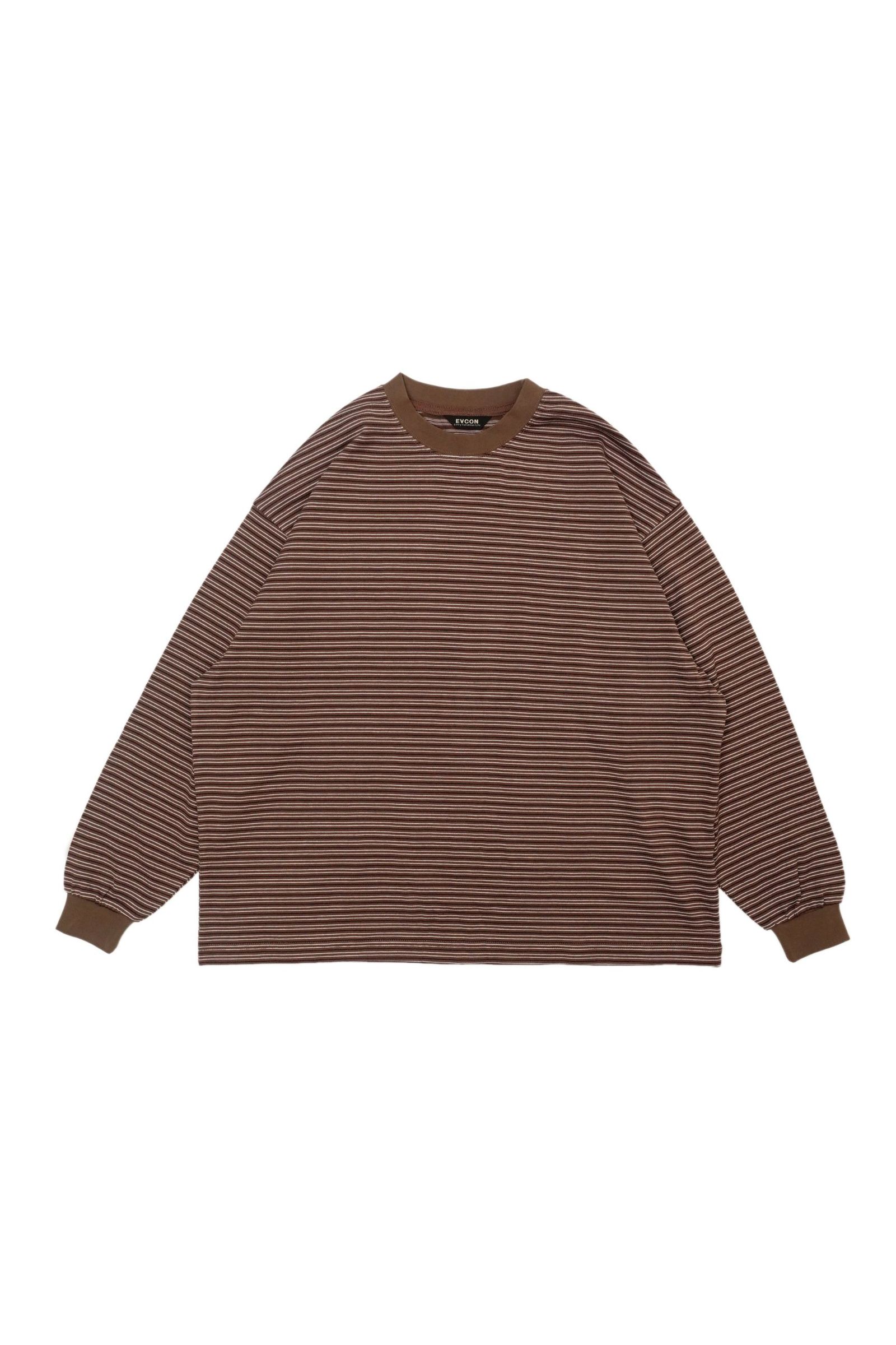 EVCON - BORDER WIDE L/S T-SHIRT | NAVY | カットソー | NapsNote