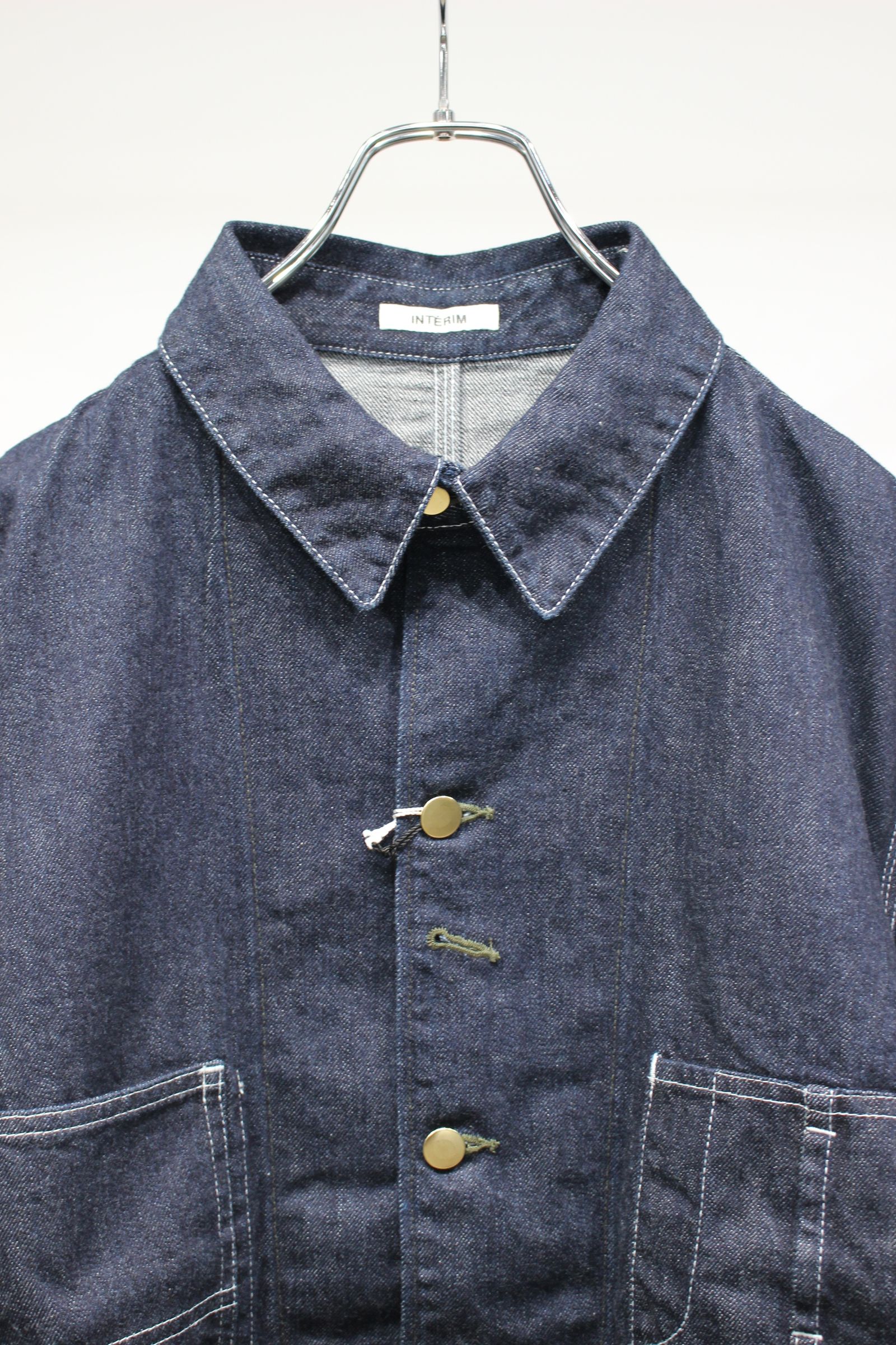 ZIMBABWE COTTON SHUTTLE DENIM 1st HERCULES COVERALL | NAVY | カバーオール
