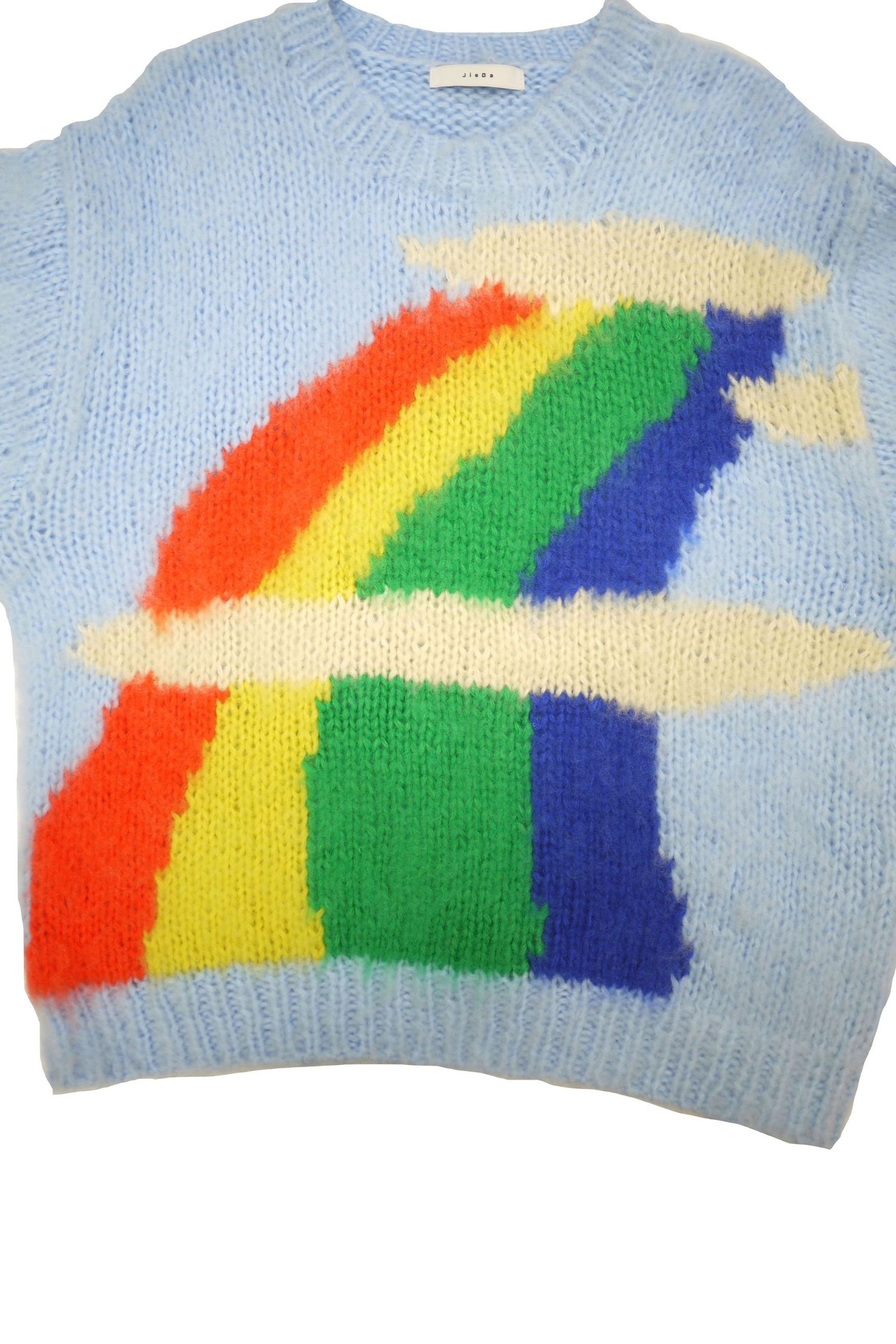 JieDa - MOHAIR RAINBOW KNIT/SAX | NapsNote