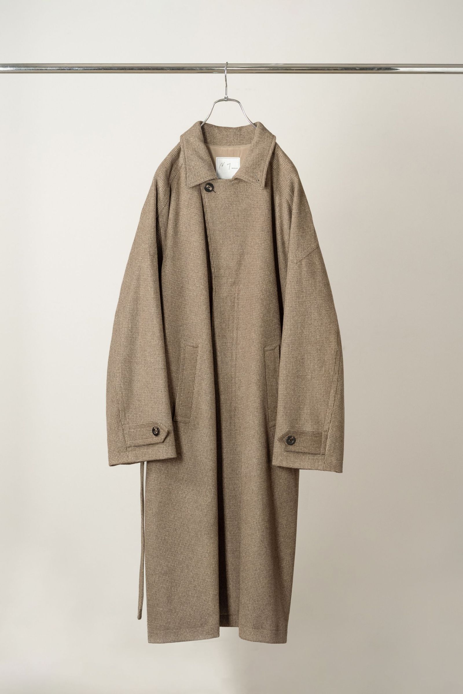 WOOL BLANKET BALMACAAN COAT | BEIGE | コート