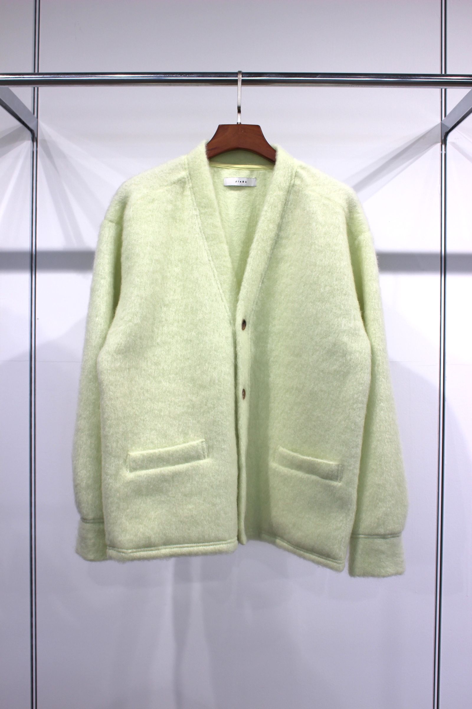 JieDa - MOHAIR CARDIGAN/YELLOW | NapsNote