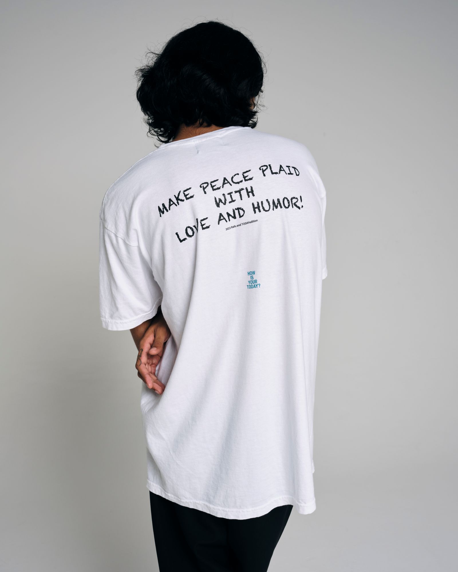 Band T-shirt/WHITE