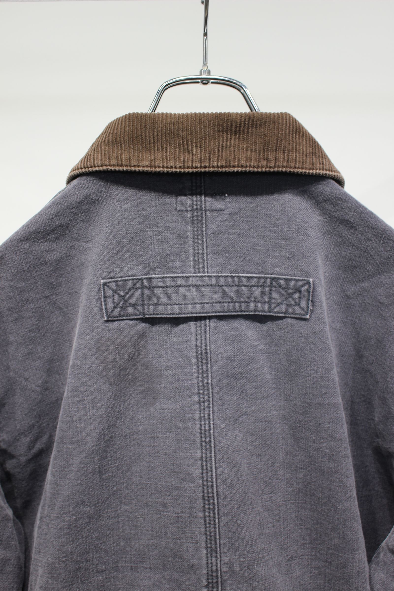 DUCK DAMAGE ZIP JACKET | BLACK | ダックジャケット