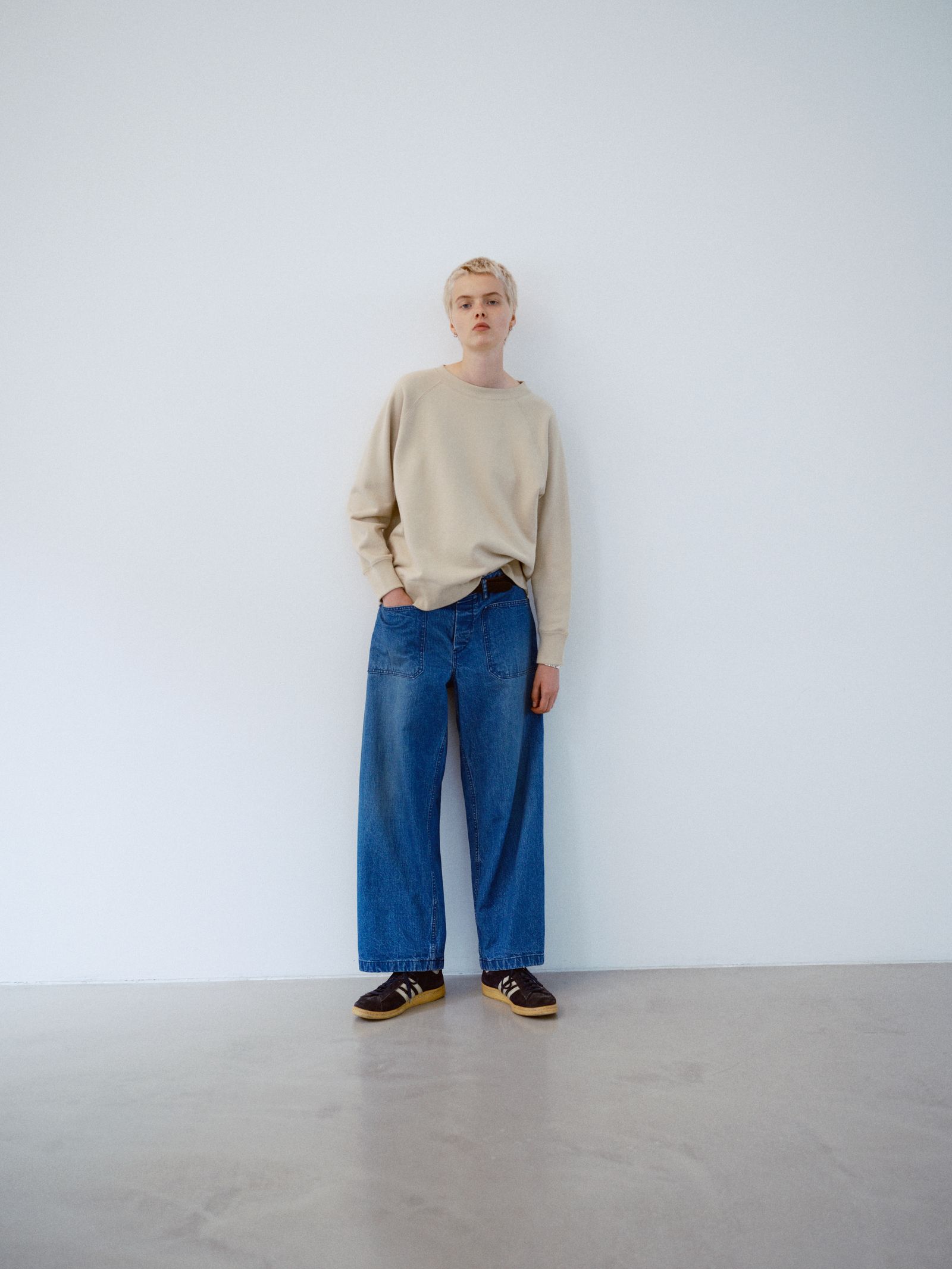 INTERIM - USED,40s WW2 US.NAVY SELVEDGE NEP DENIM TROUSER/U.NAVY