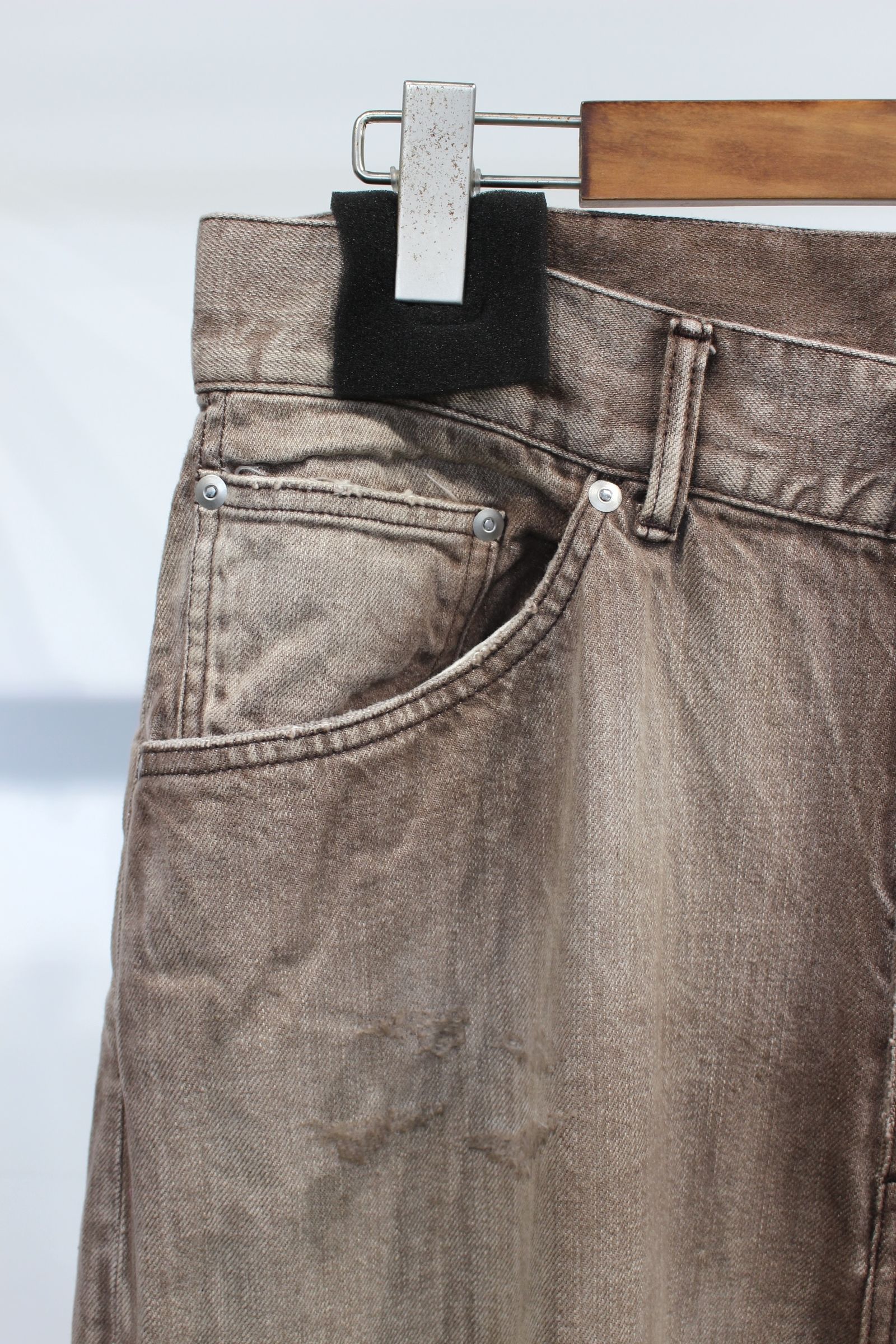 ANCELLM - P/TAPERED 5P DENIM PANTS | BROWN | デニム | NapsNote