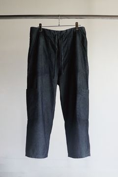 CHAMBRAY BAKER CARGO PANTS/INDIGO
