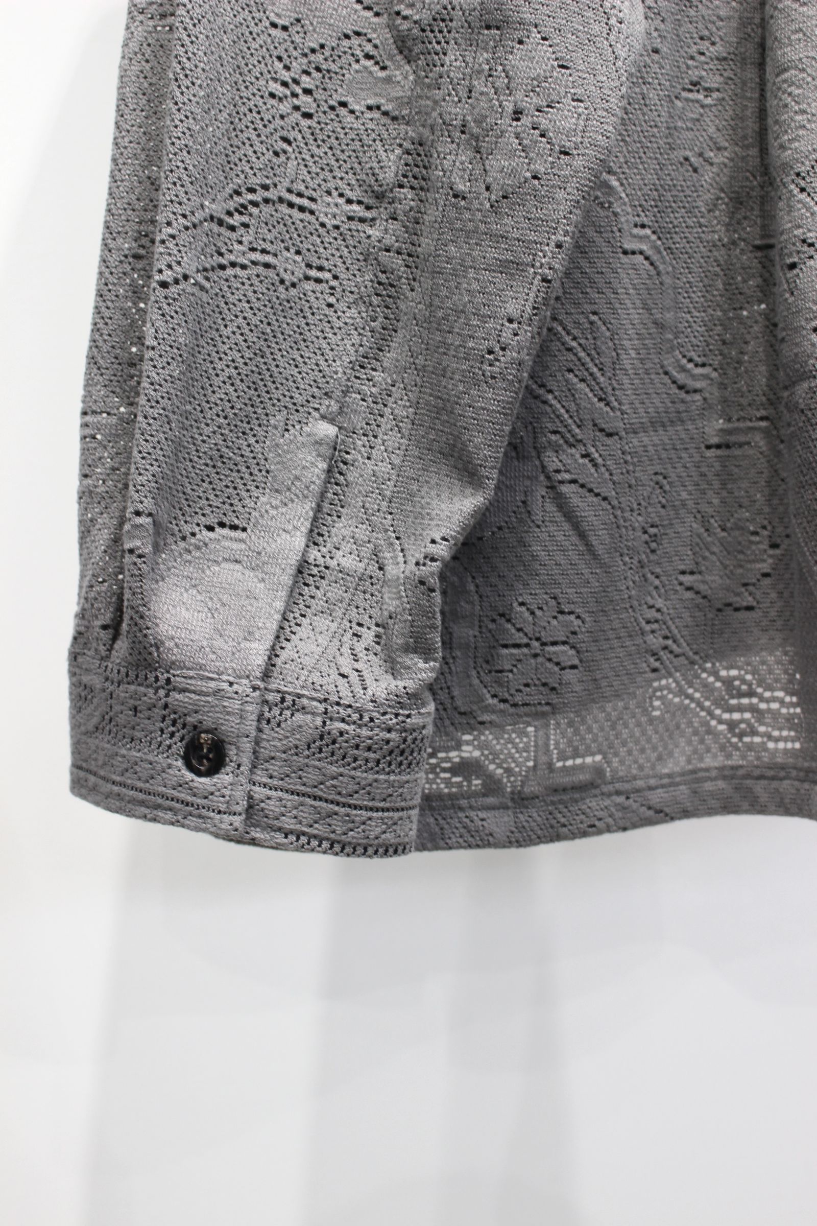AGING LACE WORK SHIRT | GRAY | シャツ