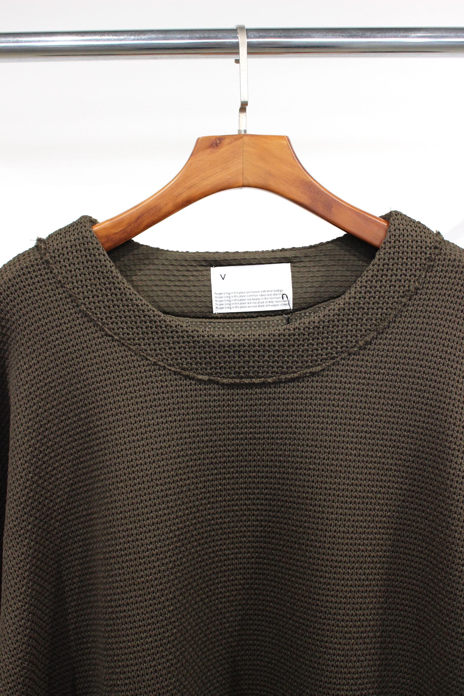 Honey Comb Quarter Gauge Big T-Shirt/OLIVE
