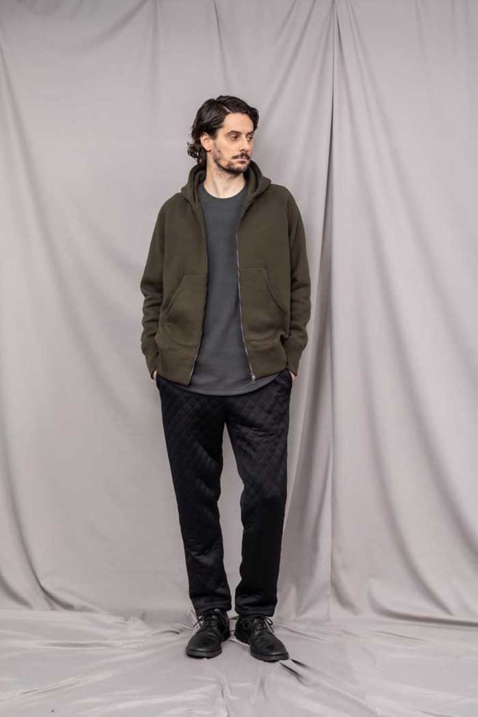 PREMIEREWARM TEE L/S/SMOKE OLIVE
