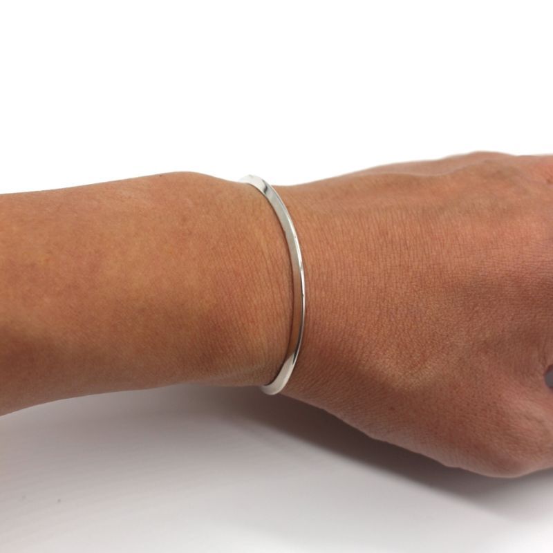 U222 " SLOPE/3mm "BANGLE | SILVER950 | バングル