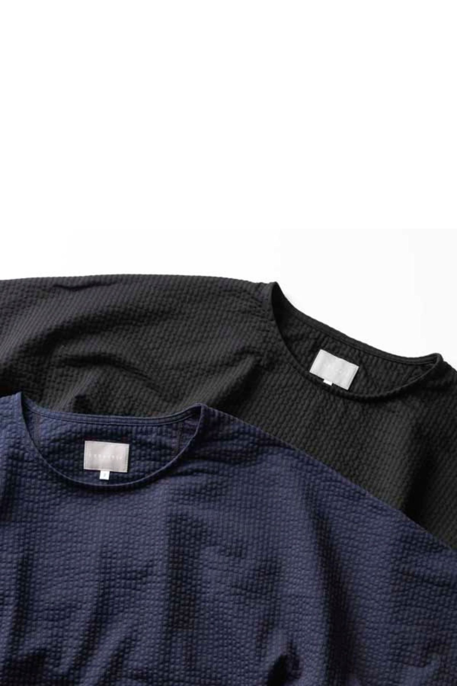 RELAXIN D/S TEE “Seersucker”/カットソー