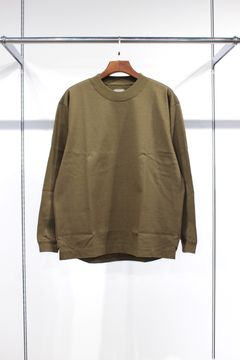 HEAVY PLATING TEE L/S/KHAKI