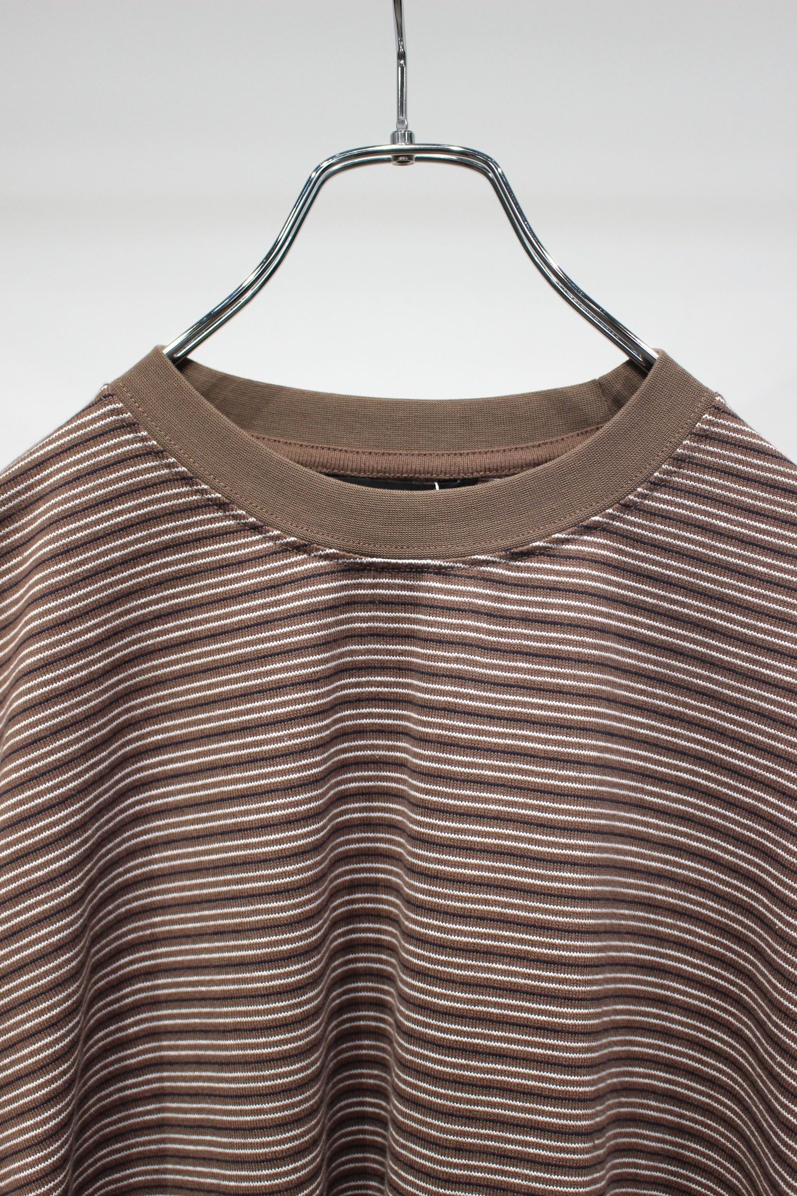 BORDER WIDE L/S T-SHIRT | KHAKI | カットソー