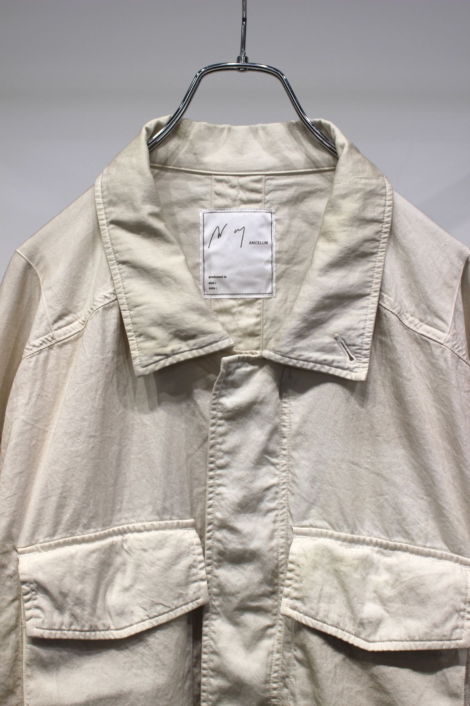 AGING FIELD JACKET | WHITE | フィールドジャケット