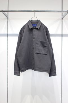 DENIM TRUCKER JACKET -slate gray- | SLATE GRAY | ニットデニム