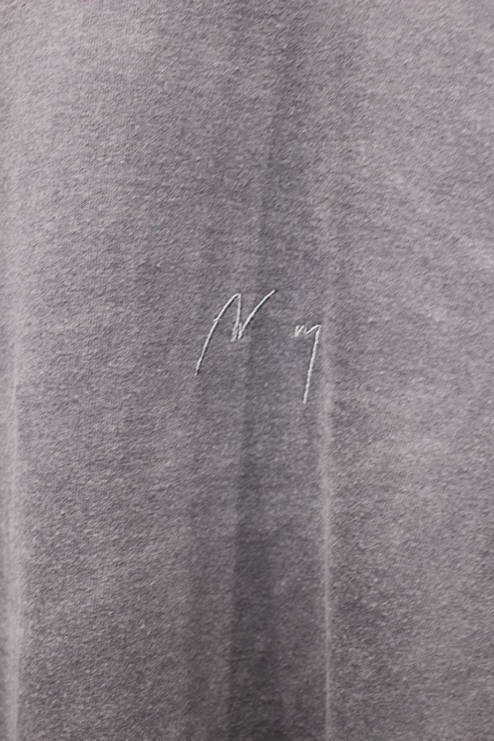 EMBROIDERY DYED T-SHIRT | PURPLE | カットソー