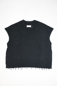 DAMAGE V NECK KNIT VEST/ニットベスト