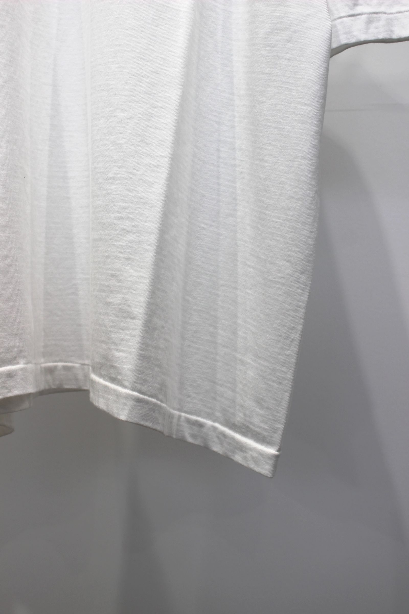 SEA ISLAND TOMPKINS LOOP JERSEY HYPER BIG BINDER NECK TUBE POCKET TEE | WHITE | カットソー