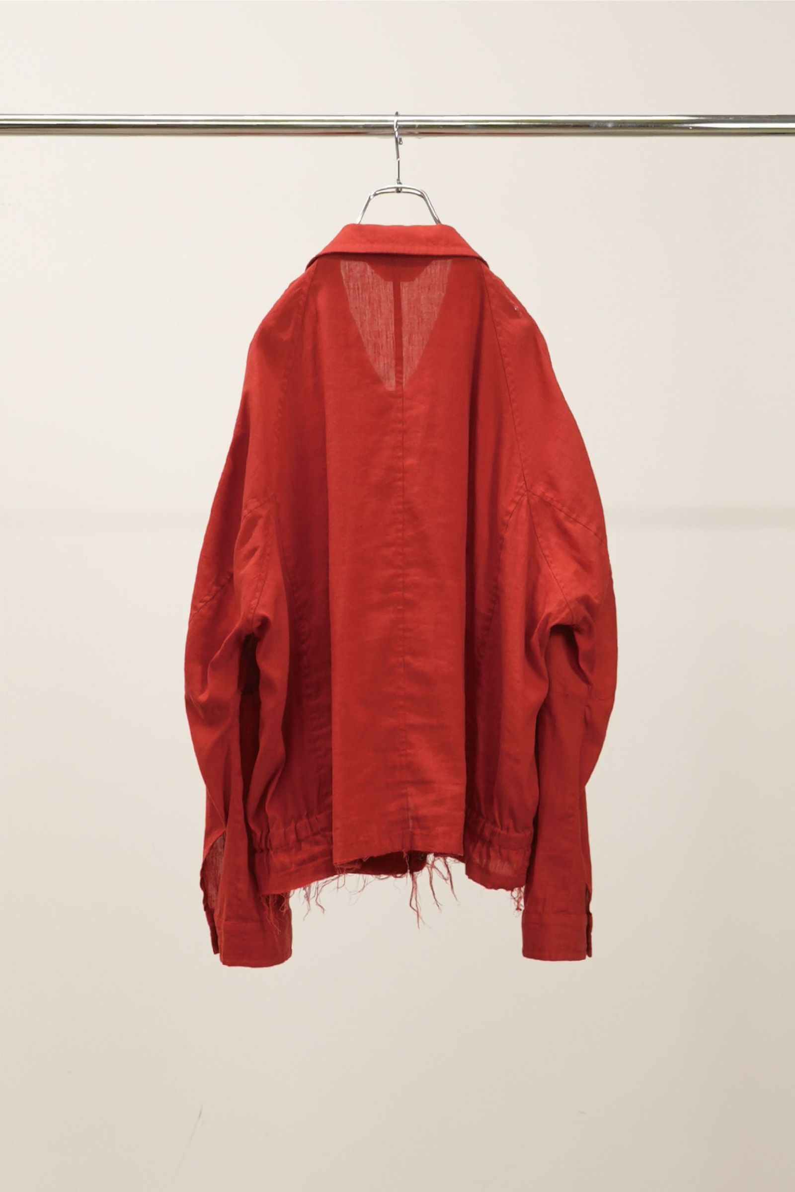 L/N ZIPUP SHIRT JACKET | RED | ライトブルゾン