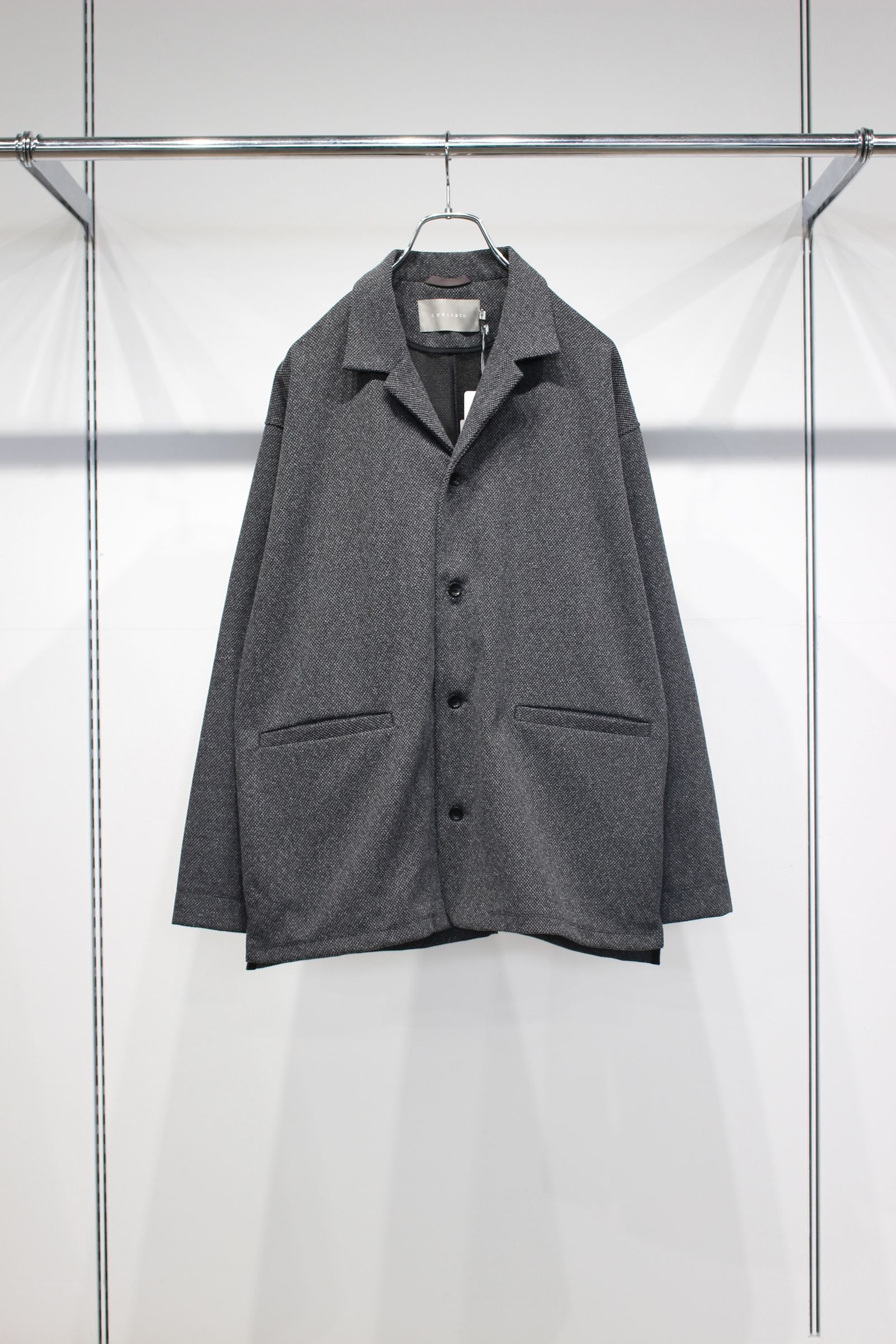 AIR PIQUE SHIRT JACKET | MIX GRAY | シャツジャケット