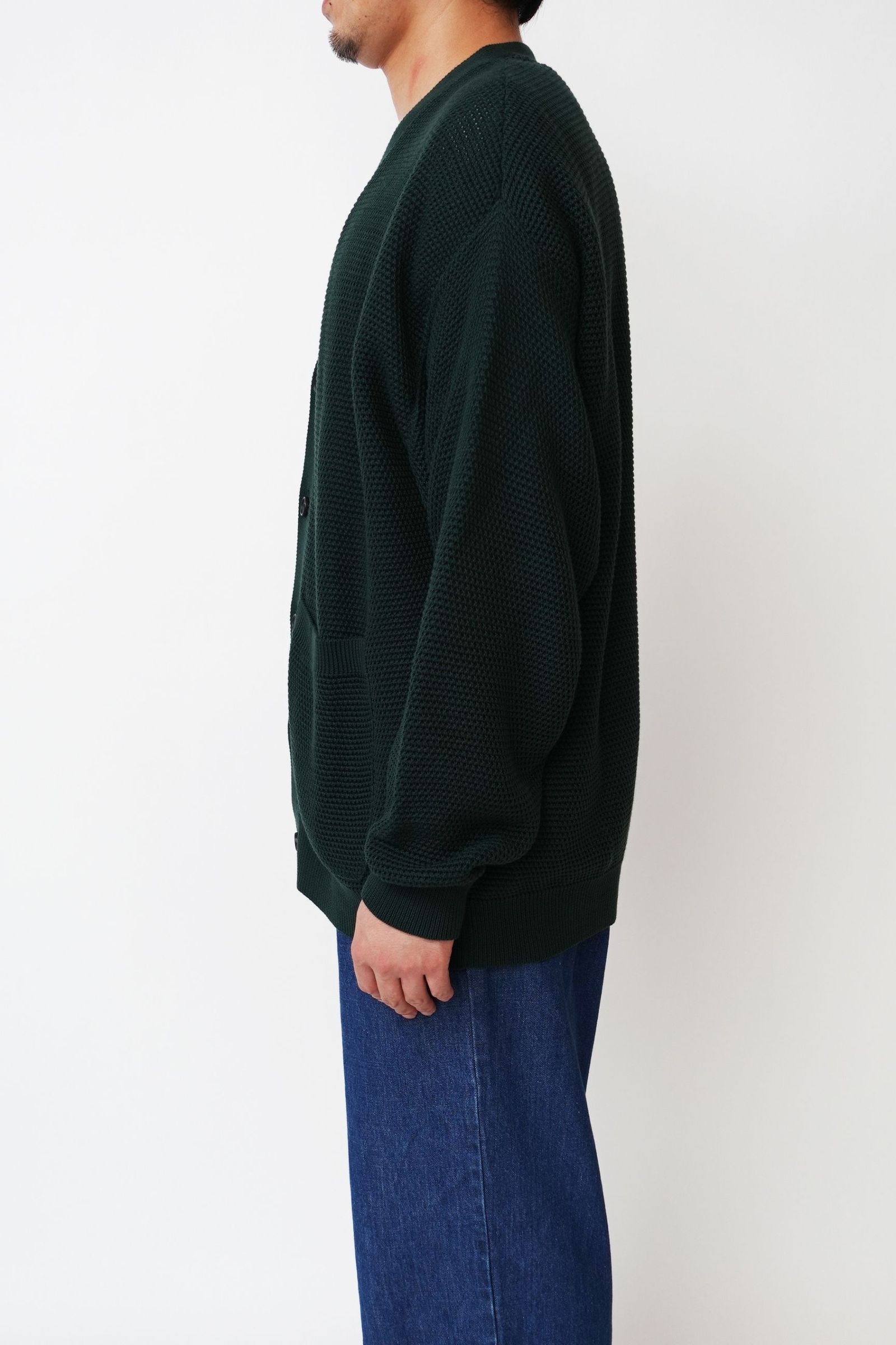 COTTON KNIT CARDIGAN/コットンニットカーディガン
